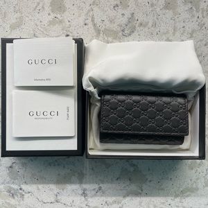 Gucci “Guccissima” 6 ring key case - brand new, never used + box